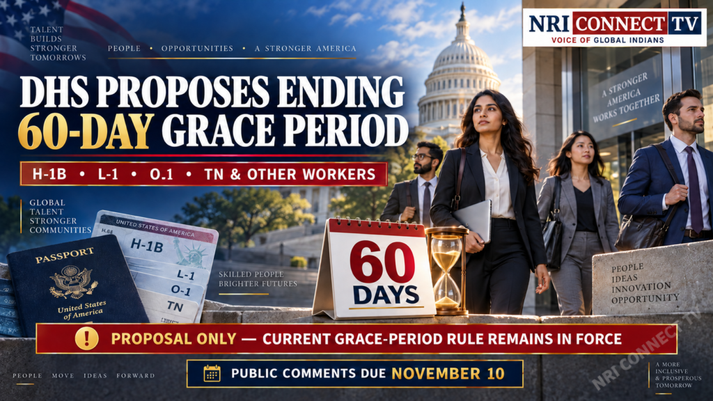 H-1B 60-Day Grace Period Is Still Available: DHS Has Proposed Ending It